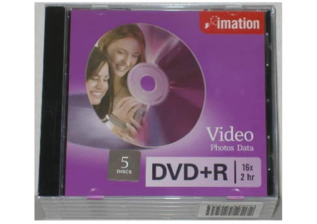 IMATION DVD+R 16x 5PCS/JEWCASE PACK IMATION DVD+R 16x 5PCS/JEWCASE PACK